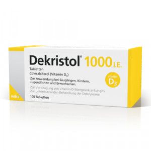 DEKRISTOL 1.000 I.E. Tabletten