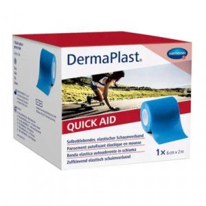 DERMAPLAST Quick Aid Schaumverb.6 cmx2 m blau